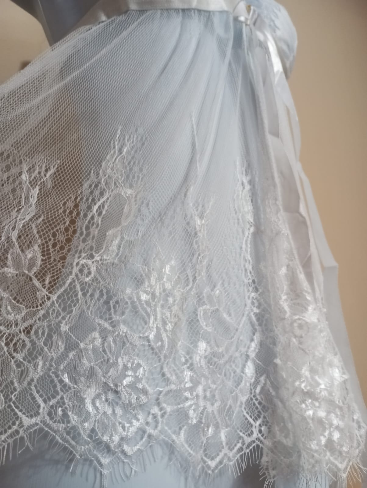 Babydoll lencería crema – T. M/XL - Imagen 3