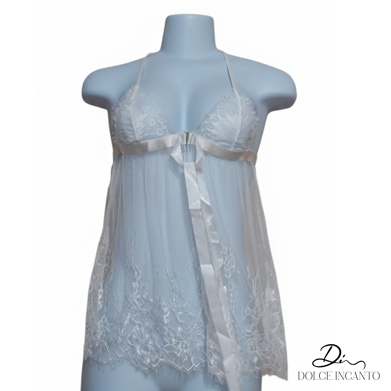 Babydoll lencería crema – T. M/XL