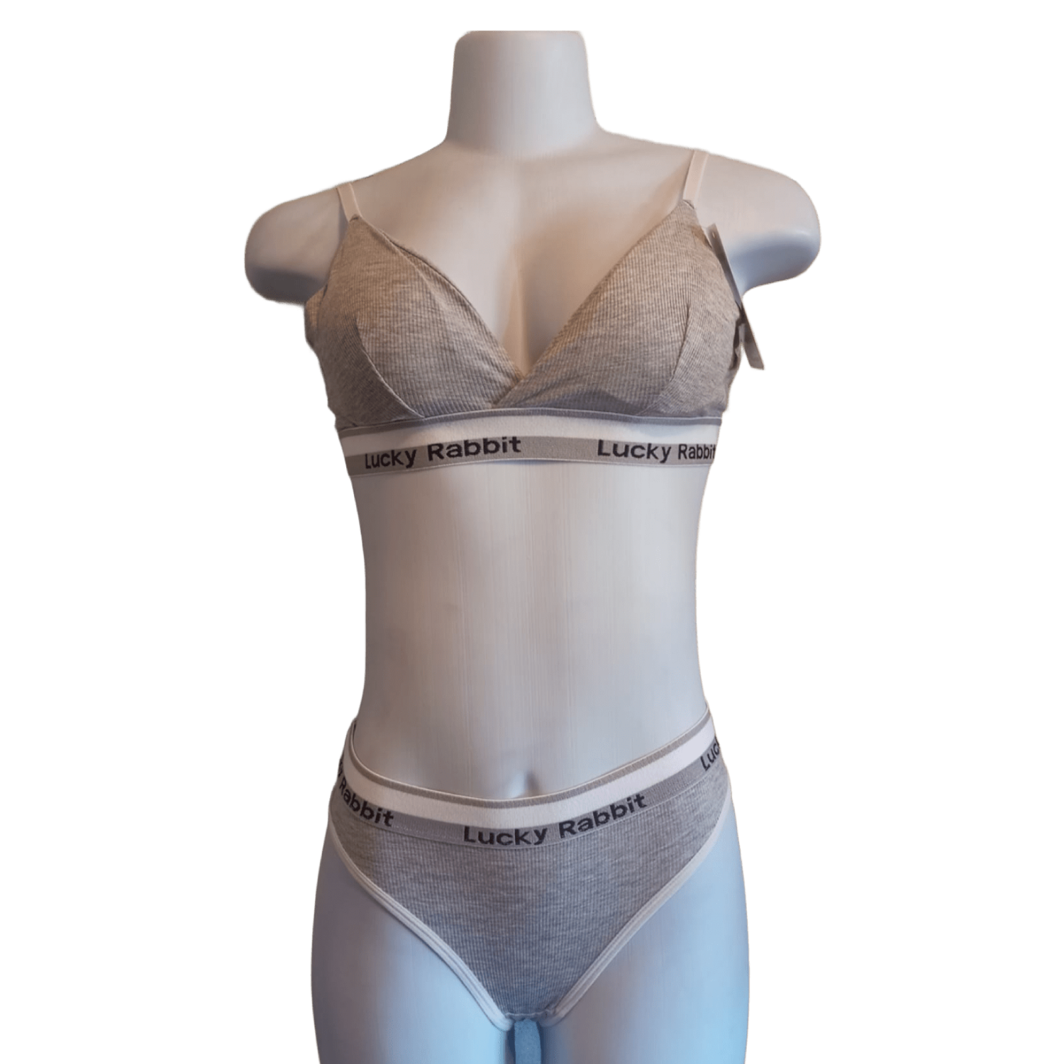 Conjunto lencería de algodón con tiras ajustables – T. M/XL, 3 niveles de ajuste - Imagen 5